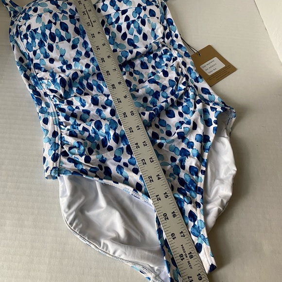 Nip Tuck Swim One Piece Suit NG2976PPB Blue Size 4 New - Picture 8 of 13
